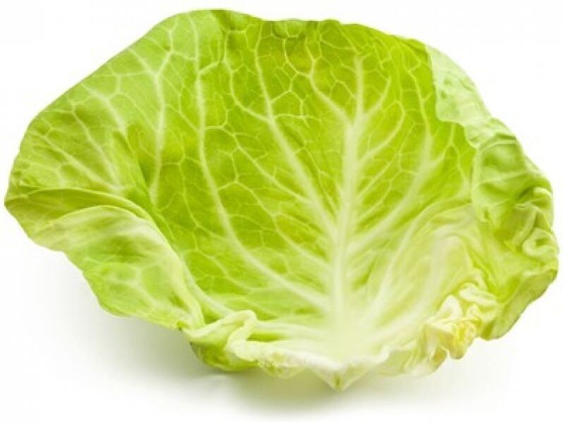 Unha folla de repolo aplicada ao pescozo axudará a aliviar a dor debido á osteocodrose.