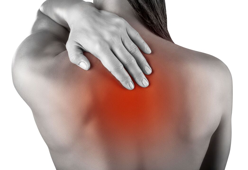 dor nas costas por osteocondrose